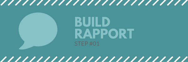 Sales call agenda step 1 - build a rapport