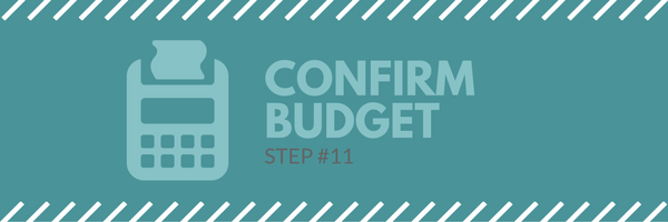 Sales call agenda step 11 - confirm budget