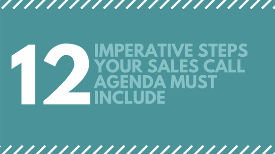 12 imperative steps your sales call agenda must include