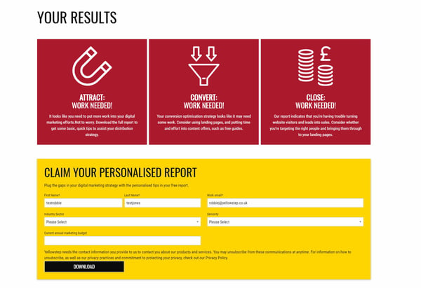 Assess your digital marketing performance with our free tool